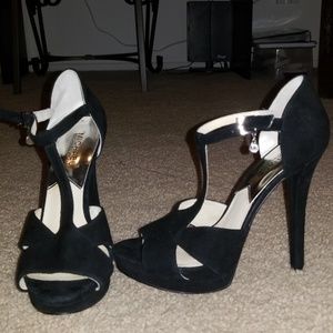 Black high heels